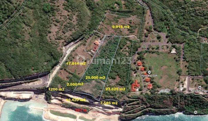 TOP URGENT LAND FOR SALE LOSS TEBING SEA VIEW UNGASAN LOCATION SOUTH KUTA BADUNG 2