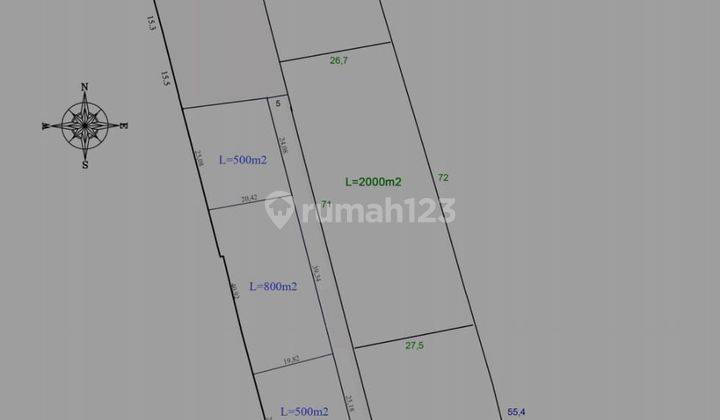 Land for sale in Umalas location 1