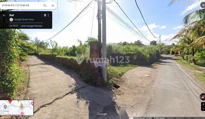 Land for sale in Keramas location 1