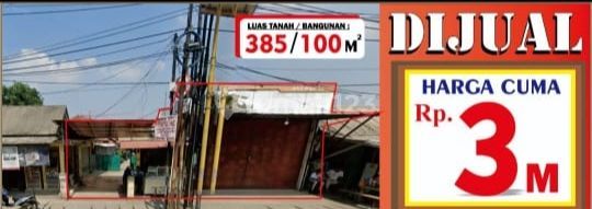 Di jual Tanah murah di Cikarang barat, kab Bekasi, Jalan raya