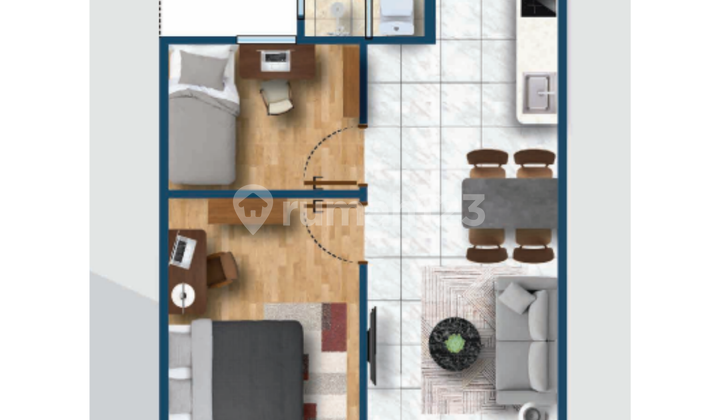 Apartemen Kensington Sky House BSD Semi Furnished Apartment 2 BR