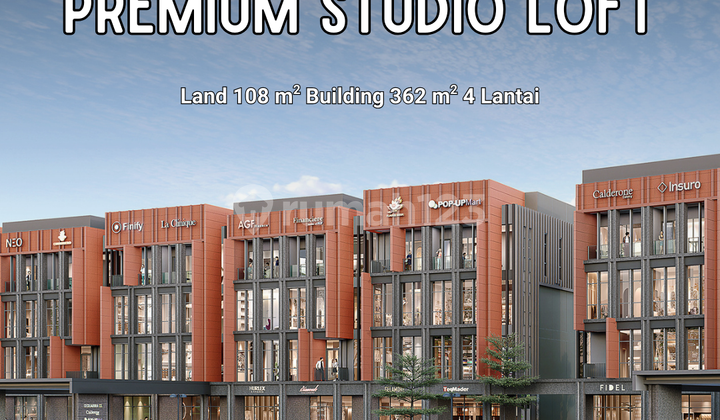 Ruko Baru Strategis Dekat Exit Toll AEON BSD Depan The Icon Simplicity 4 Lantai Termasuk Lift