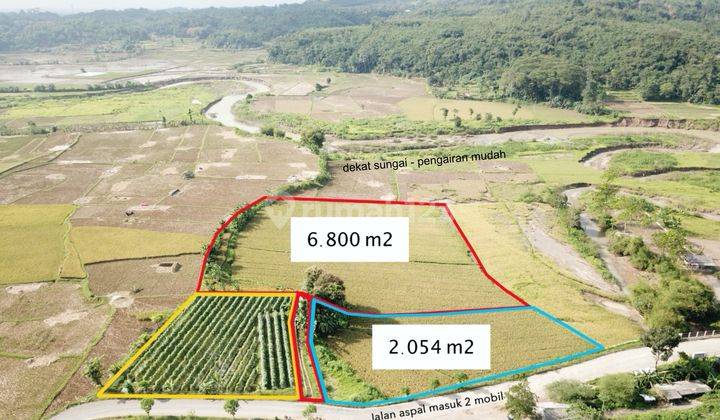 Sawah Shm 8.854m² 3x Panen/Tahun 20 Mnt Dari Tol Purwakarta 1