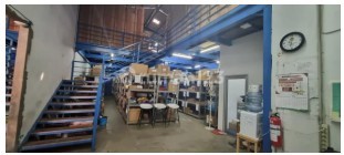 di jual Gudang gandeng lokasi bagus dan strategis, daanmogot, tangerang