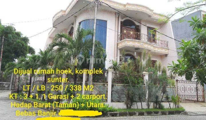 Di Jual Rumah Hoek Komplek Sunter SHM 1