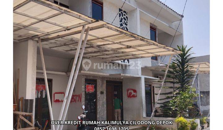 Take Over Rumah 2 LT Cilodong dkt sta KA Depok 98 JT di Mutiara Bomar Residence 1