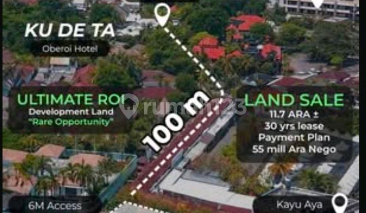 Land For Lease Aberoi Seminyak Land Size 11.7 Are