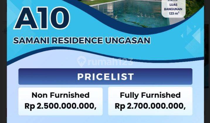 Dijual Samany Residance Ungasan Villa Full Furnised Minimalis View Laut Shm Baru Selatan 1