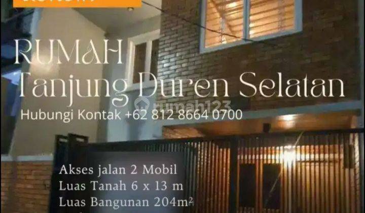 Dijual Rumah Baru Di Tanjung Duren Bebas Banjir 2