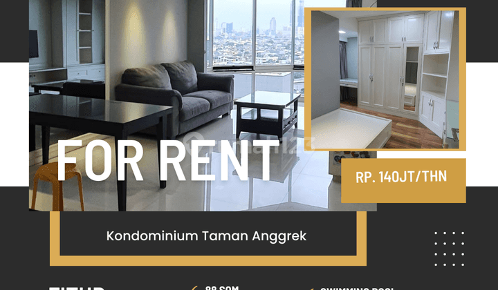 Sewa Apartemen Condominium Ta 2BR Jakarta Barat 1