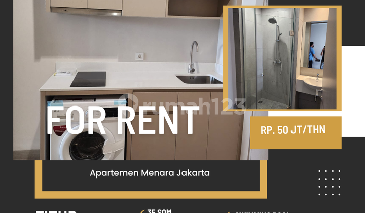 Rent Jakarta Tower Apartment 1 bedroom strategic best view central Jakarta