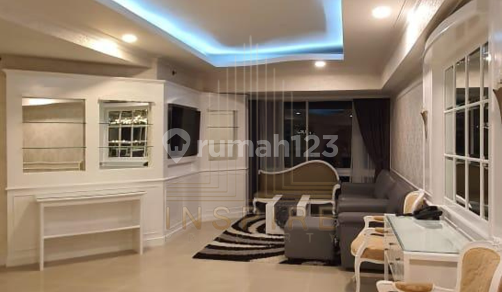 AFFORDABLE SALE 3BR CONDOMINIUM APARTMENT TAMAN ANGGREK FULLY FURNISHED READY TO OCCUPY JAKARTA BART BEST VIEW CLOSE TO 4 MALLS WEST JAKARTA