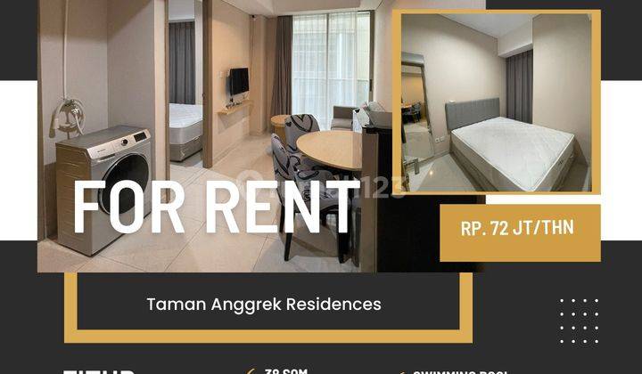 Disewakan Apartemen Tares 1 Br Furnish Jakarta Barat 1