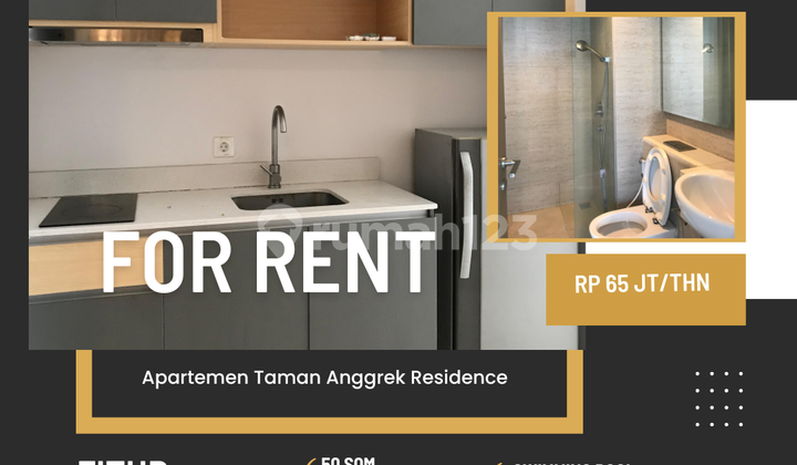 Sewa Apartemen tares type 2 br unfurnish strategis best view pool jakarta barat