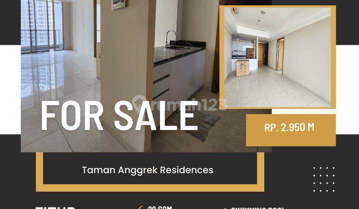 Jual Apartemen Tares 2 BR Full Furnish Jakata Barat  1