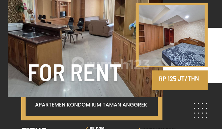 Rent a 2BR fully furnished condominium apartment ready to occupy in West Jakarta Rent a 2BR fully furnished condominium apartment ready to occupy in West Jakarta