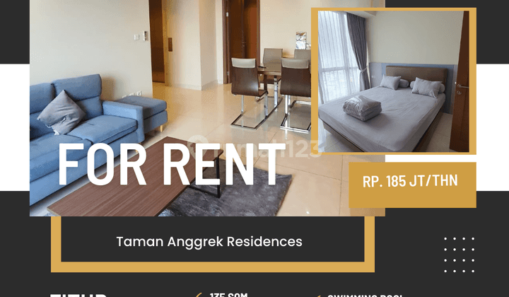 Disewakan Aapartemen Tares 3 Br Private Lift Dekat Ta Jakarta Barat  1