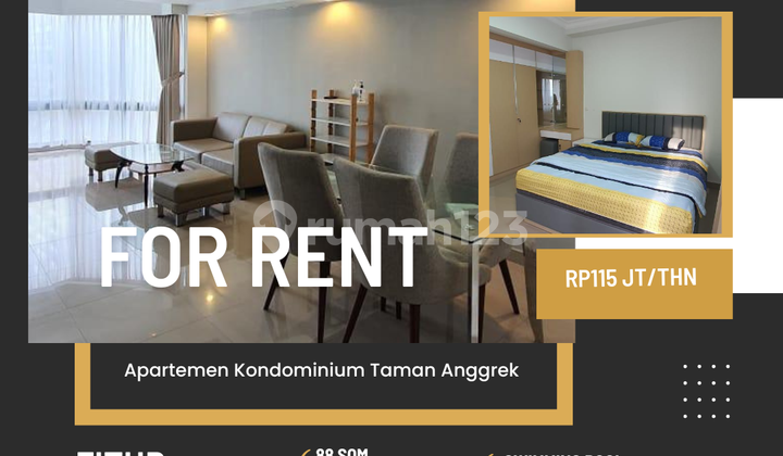 Sewa Apartemen Kondominium Ta 2br full furnish siap huni strategis jakarta barat Sewa Apartemen Kondominium Ta 2br full furnish siap huni strategis jakarta barat