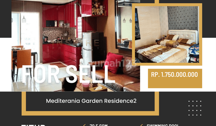 Dijual Apartemen Mediterania Garden 2 3br Harga Termurah 1