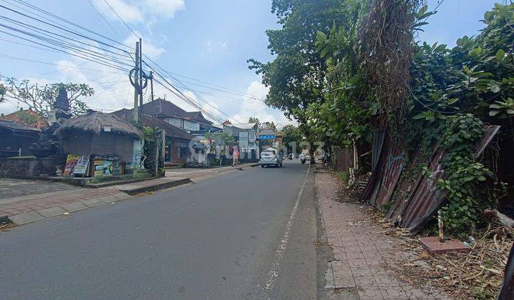 Dijual tanah jalan utama lokasi kedewatan ubud 1