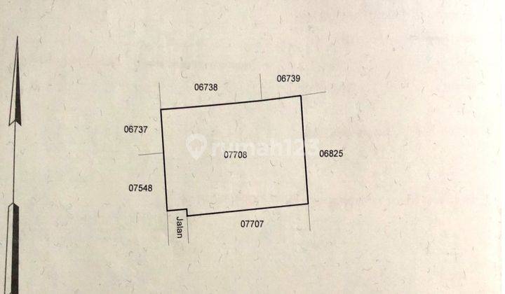 Land for sale at Jalan pantai labuan sait pecatu 1