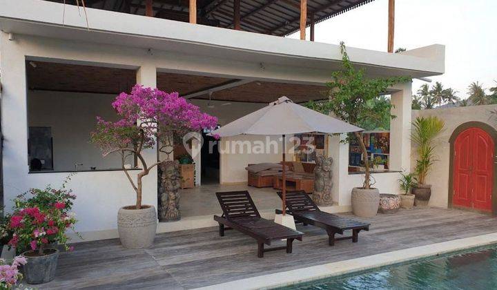 Dijual villa view gunung agung lokasi abang karangasem bali 1