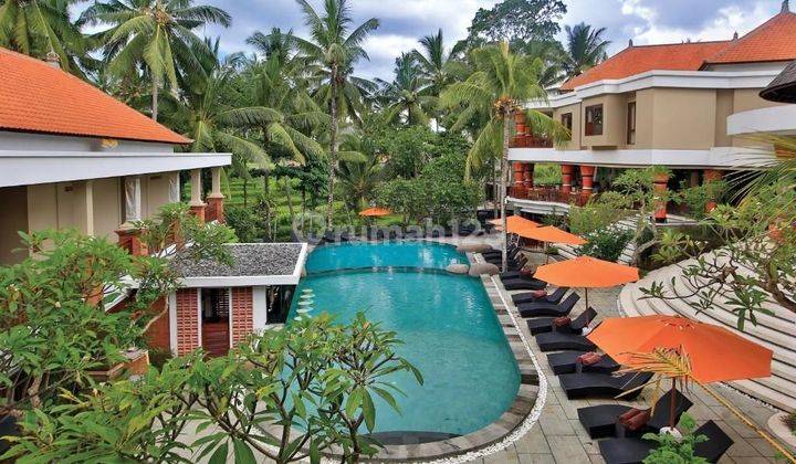 Dijual hotel villa dan resort view sawah lokasi ubud  1