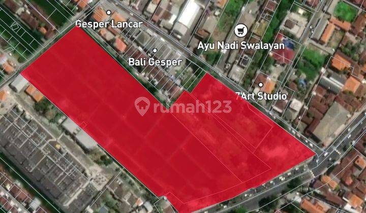 Land for sale located on the main imam bonjol road 1