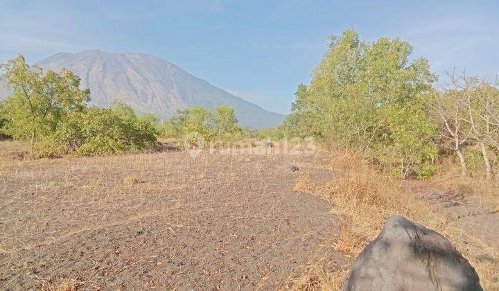 Land for sale with a view of Mount Agung, located in Suka Dana Kubu Village 2