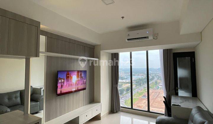 1 Bedroom Apartment Lantai 25 di Pollux Habibie. Disewa For Rent