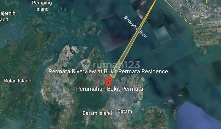 Kavling Premium Permata Riverview  dekat singapore strait 2