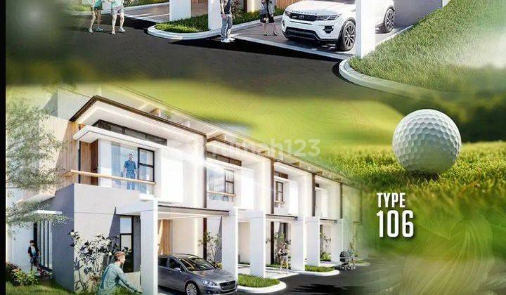  Prelaunch Rumah 2.5 Lantai Sukajadi Golf View Full Lapangan Golf 1