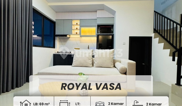 Disewa Rumah Cantik Full Furniture 2Br Royal Vassa
