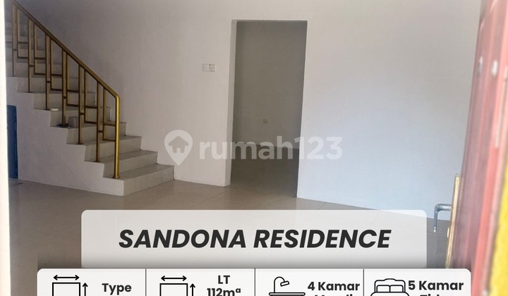 For Rent 5br House Semi Furnished in Sandona Nagoya Batam