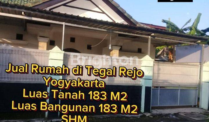 Rumah di Tegal Rejo Yogyakarta 1