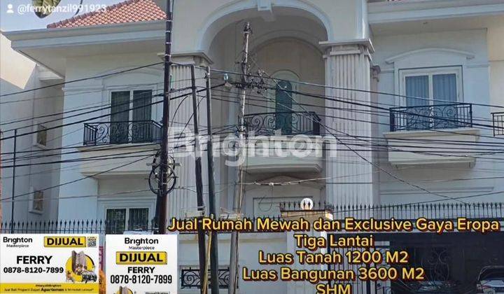 RUMAH MEWAH DAN EXCLUSIVE GAYA EROPA TIGA LANTAI PLUIT JAKARTA UTARA 1