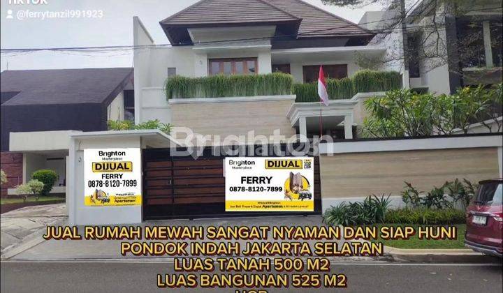 RUMAH BARU DAN MEWAH DAN SIAP HUNI PONDOK INDAH JAKARTA SELATAN 1