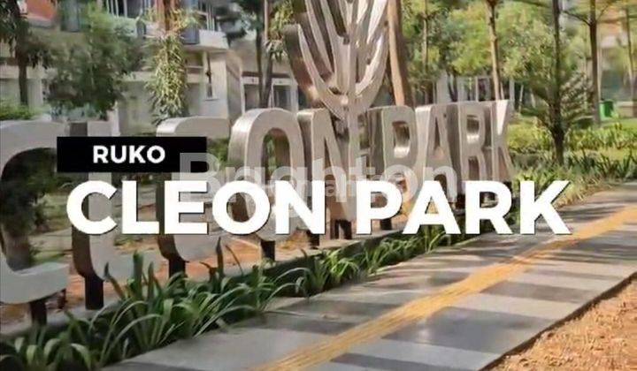 RUKO CLEON PARK EXCLUSIVE TIGA LANTAI SIAP PAKAI LOKASINYA SANGAT STRATEGIS CAKUNG JAKARTA TIMUR 1