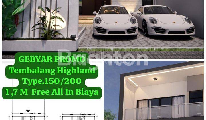 RUMAH EXCLUSIVE 2 LANTAI TEMBALANG HIGHLAND MANGUNHARJO DI SEMARANG 1