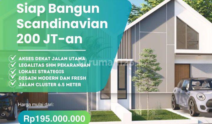 Rumah Cantik 200 Juta Siap Bangun Dalam Perumahan  1