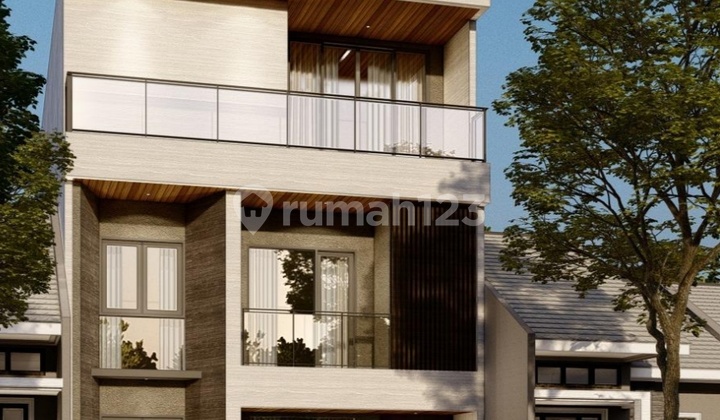 Bangunan Mandiri Alam Sutera Feronia 3 Lantai Modern Design  2