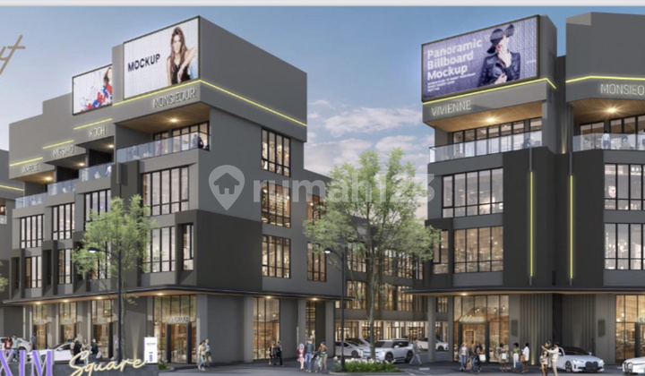 For Sale New Shophouse in Gading Serpong Facing Boulevard Road
