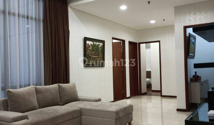 ruang keluarga disewa apt senopati penthouse.2+1kt.luas 131meter.