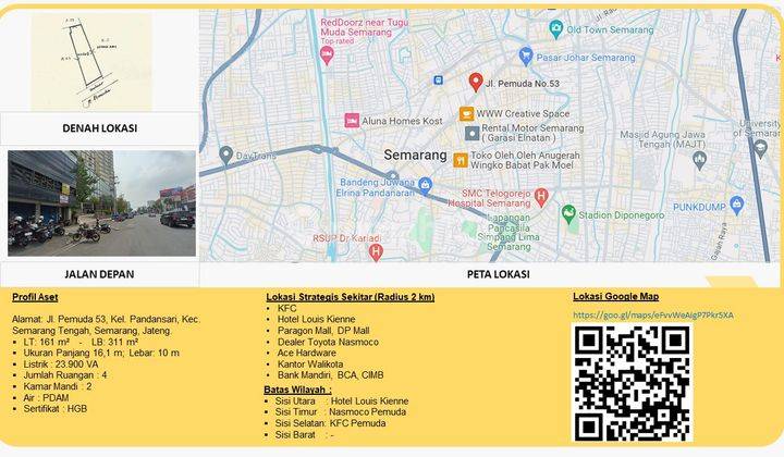 Dijual Ruko Tengah Kota Semarang di Jalan Pemuda 2