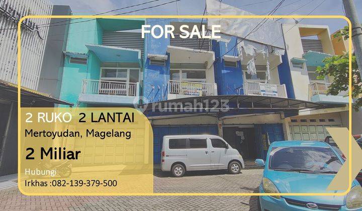 Dijual Ruko 2lantai Hb di Magelang,sekitar Area Kantor Business 1