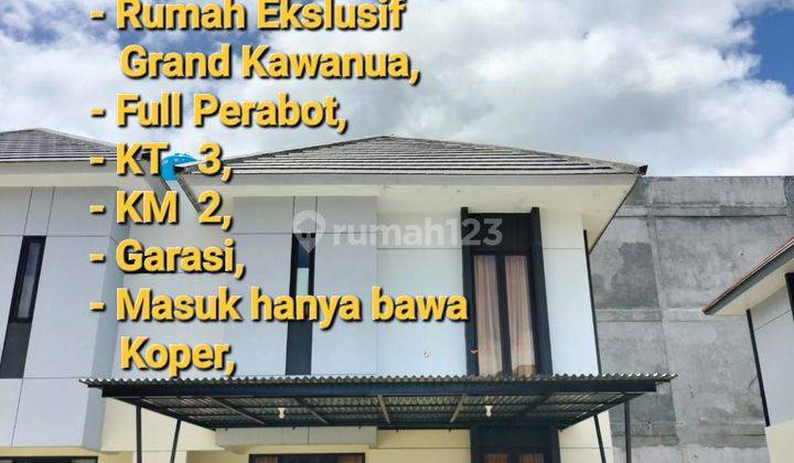 Di Sewakan sangat murah, Rumah Grand Kawanua Full Perabot masuk bawa koper 1