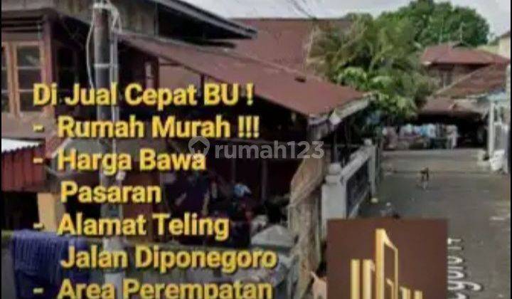 Rumah murah, jalan Diponegoro tengah kota 2