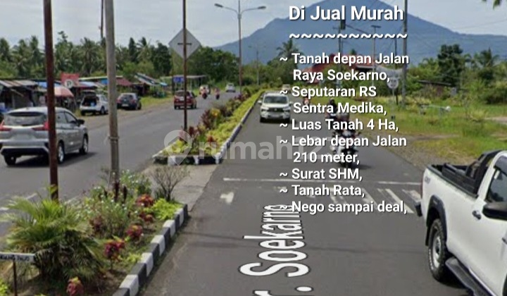 Dijual Murah Tanah Di Jalan Soekarna Area Rs Sentra Medika Luas 4 Ha
