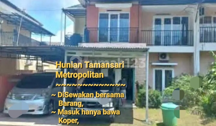 For Rent, Slashed Price, 2-Story Fully Furnished House, Tamansari Metropolitan For Rent, Slashed Price, 2-Story Fully Furnished House, Tamansari Metropolitan