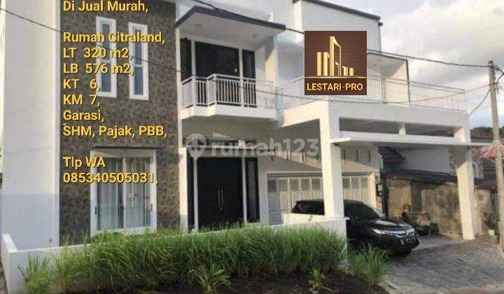 Di Jual Murah, Rumah Besar Mewah Citraland, Siapa Cepat Dapat 1